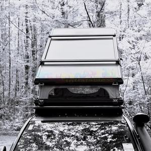 Triangle Hard Shell Rooftop <b>Tent</b> Hard Shell Outdoor Dachzelt Car Camping <b>Tent</b> Aluminum Hardshell Roof Top <b>Tents</b> With Solar Panel - Product Image 5