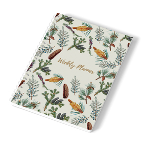 Cây Xanh Hoa Bìa tùy chỉnh bìa cứng xoắn ốc lót máy tính xách tay bìa cứng thăng hoa xoắn ốc ràng buộc kế hoạch cho 2025 - Product Image 5