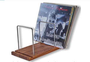 Organizador de estantes de almacenamiento de discos de vinilo con ranuras antideslizantes para exhibición de álbumes y vajilla al aire libre/estantes y unidades de almacenamiento de herramientas - Product Image 4