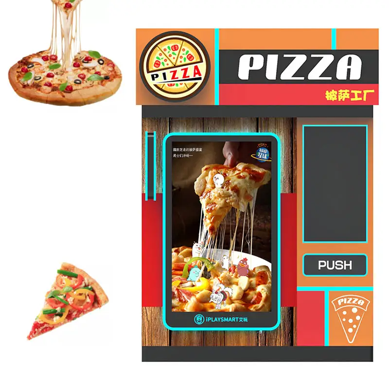 Touchscreen Fresh Bulk Pizza Coocking Tongru Make English Machine Vending Machine That Cooks Hot Food