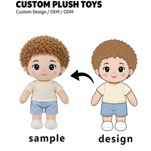 Bambola di Pezza Personalizzata a Forma di Cartone Animato, Giocattolo Economico e Adorabile, Morbido Peluche Vestibile per Regali - Product Image 3