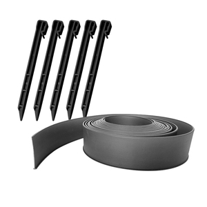 Bordure de <span class=keywords><strong>pelouse</strong></span> flexible Bordure de jardin avec chevilles de fixation solides Bordure de <span class=keywords><strong>pelouse</strong></span> en plastique - Product Image 4