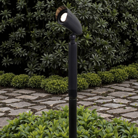 Su Geçirmez IP65 AC Epistar COB LED 5000K Alüminyum Spot Çim Lambası CRI 75 15-60 Işın Açısı 2 Yıl Garantili