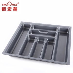 ABS/PVC plastic commodity deviding partition freely design cutlery tray