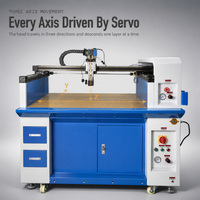 Machine de distribution de colle à trois axes, applicateur automatique d'adhésif pour la fabrication de boîtes en papier
