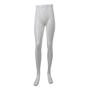 Venta al por mayor escaparate blanco mate mitad inferior cuerpo fibra <span class=keywords><strong>de</strong></span> vidrio Torso <span class=keywords><strong>pantalones</strong></span> pierna maniquí - Product Image 4