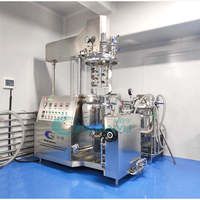 Homogénéisateur à vide à pompe hydraulique à prix raisonnable, mélangeur émulsifiant pour crème, machine de transformation alimentaire pour sauce tomate et sauce chili