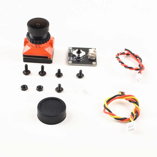 JINJIEAN B19 Mini 1/3 CMOS 1500TVL FPV Camera 2.1mm Lens PAL/NTSC With OSD Internal Adjustable Power 5V-30V for RC Racing