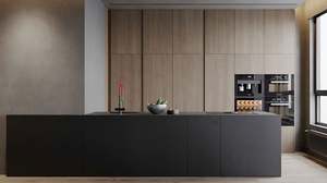Foshan Modern Simple Multifunctional Concealed Pocket Door <b>Kitchen</b> Cabinets Custom Cabinets With Island <b>Cupboard</b> Complete Set - Product Image 6