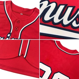 En gros pas cher sport Maillots De Baseball imprimé sublimé équipe de baseball jersey et pantalon - Product Image 3