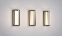 Nouvel éclairage mural extérieur LED moderne en aluminium moulé sous pression pour jardin