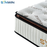 Matelas orthopédique de 11 pouces - SY-ET28 Matelas d'hôtel Style surmatelas en bambou