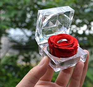 Échantillon gratuit de roses éternelles personnalisées, <span class=keywords><strong>fleurs</strong></span> conservées faites à la main, <span class=keywords><strong>bouquet</strong></span> infini immortel pour toujours stabilisé pour la fête des mères - Product Image 2