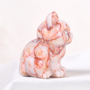 Vente en gros de pierres de guérison en cristal naturel, chat en cristal sculpté à la main pour la décoration - Product Image 2