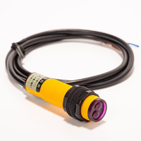 Capteur photoélectrique DOMENZI E3F-DS30C4, DC 3 fils, sortie NPN NO, distance 30 cm, 5 V DC, compact, ABS, pour utilisation en automatisation