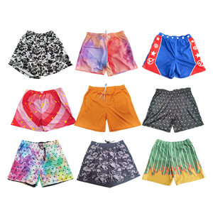 Pantaloncini in Rete Personalizzati alla Moda, Set di Pantaloncini con Sublimazione per Uomo, Logo Personalizzato, Taglie Forti, Pantaloncini Cargo Estivi da Uomo, Pantaloncini da Allenamento - Product Image 3