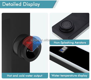 Grifo de <span class=keywords><strong>Lavabo</strong></span> Inteligente Digital de Acero Inoxidable para Agua Fría y Caliente, para Baño, en Oferta - Product Image 2