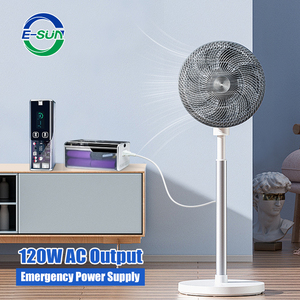 ESUN 100W Panneau solaire pliable 98.5Wh Chargeur portable pour centrales électriques IP65 étanche avec béquille Compatible avec <span class=keywords><strong>Jackery</strong></span> - Product Image 3