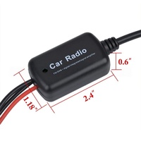 Amplificateur de signal numérique FM DAB intégré pour autoradio SIGNALWELL, amplificateur de signal d'antenne radio, amplificateur de signal AM/FM pour voiture