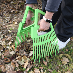 Winslow & Ross 3 en 1 râteau à feuilles de jardin ramasseur de feuilles 30 dents râteau en plastique avec manche long détachable en acier inoxydable - Product Image 2