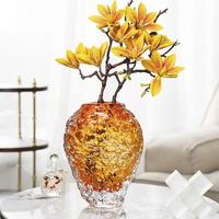 M Fine Cristal Verre Vase Creative Foyer Table Vase Décor Salon Arrangement De Fleurs Haut De Gamme Décoration Modèle Chambre