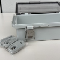 Boîtier de jonction étanche IP67 en ABS gris série F Yiku pour extérieur