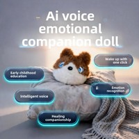Juguete de Peluche de Poliéster con IA Inteligente, Compañero Virtual Transfronterizo, Muñeco Electrónico de Mascota de Moda, Regalo de Cumpleaños y Regreso a Clases