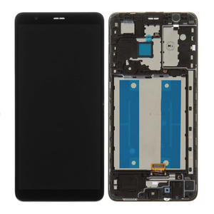 Display LCD Originale Nero con Cornice per Samsung Galaxy A01 Core A013F 5.9 TFT Schermo Intero - Service Pack - Product Image 1