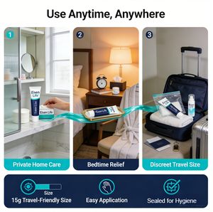 Gel Tópico para el Alivio de las Hemorroides con Doble Protección Antibacteriana 10g para Uso Sedentario <span class=keywords><strong>en</strong></span> la Oficina - Product Image 4