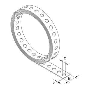 FISCHER - 79549 Bande perforée LBV - EAN 4006209795491 BRADS, PINS AND CLOILS CLOUS, CHARNIÈRES ET STRIKERS - Product Image 2