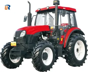 Pabrik Shandong Pertanian Mini 70hp 80hp 90hp 100hp 120hp 130hp 140hp 150hp Harga Traktor Pertanian untuk Pemuat Depan