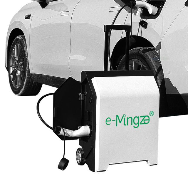 E-mingze New Emergency Mobile Ev AC Chargers Fast Charging Stations System Charged Power Bank for Ev Car Portable