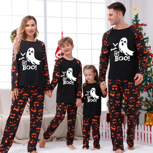 Conjunto de pijamas <span class=keywords><strong>para</strong></span> padres e hijos de Halloween, ropa de casa de manga larga <span class=keywords><strong>para</strong></span> primavera y otoño, conjunto luminoso <span class=keywords><strong>para</strong></span> padres e hijos - Product Image 2