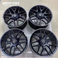 GRAYFOX Jantes Concaves Noires Mat Personnalisées 18 19 20 21 Pouces 5x120 5x112 5x114.3 Forgées pour BMW X5 M Audi Mercedes Benz AMG