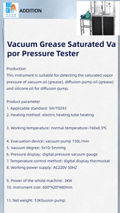 <span class=keywords><strong>Appareil</strong></span> de test de pression de vapeur d'eau saturée SH/T0293, manomètre oscillant pour <span class=keywords><strong>la</strong></span> pression de vapeur saturée de l'huile de vide - Product Image 5
