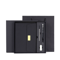 Carnet de notes A5 en cuir PU de luxe personnalisé avec stylo et mug, coffret cadeau promotionnel, cadeau d'entreprise