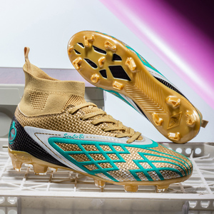 Chaussures de football pour hommes de qualité supérieure, anti-dérapantes, pour entraînement en extérieur, à haute tige - Product Image 4