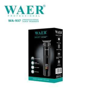 Cortadora de Pelo Inalámbrica Profesional WAER WA-937, Cuchilla de Acero Inoxidable, Recargable por USB, Uso Doméstico para Afeitar Barba y Cabello - Product Image 5