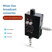 Adaptateur de diffusion en direct pour console DJ, périphériques de sortie pour smartphones, ordinateurs portables, PC, etc. pour conversation, karaoké, enregistrement