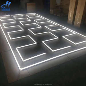 Haute Lumen lumière blanche bricolage assemblé LED hexagone plafond barbier lumière corps <span class=keywords><strong>de</strong></span> <span class=keywords><strong>lampe</strong></span> en aluminium 12V AC/DC alimentation - Product Image 6