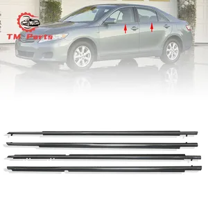 4Pcs Joint d'étanchéité de fenêtre de voiture pour Toyota Camry 06-11 Joint d'étanchéité de fenêtre de voiture 75720-06080 75730-06060