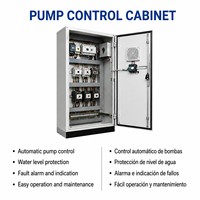 Armoire de commutation LV personnalisée, Panneau de distribution d'énergie pour automatisation de pompes PLC VFD, Système industriel, Fabricant OEM sur mesure
