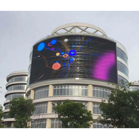 Haute Luminosité extérieure P16-16 maille transparente A Mené Le panneau d'écran pour la Construction De façade en verre