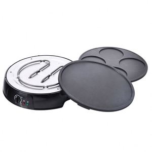 Aifa <span class=keywords><strong>2</strong></span> en 1 Plaque réversible Mini crêpière électrique avec <span class=keywords><strong>plaques</strong></span> détachables 12 pouces 30 cm Crêpière électrique - Product Image 3
