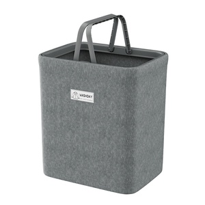 Cesto de <span class=keywords><strong>Ropa</strong></span> <span class=keywords><strong>Sucia</strong></span> Plegable de Gran Tamaño, de Plástico para el Hogar, con Diseño a Cuadros de Tela de Algodón y Lino, para Almacenamiento de Juguetes - Product Image 5