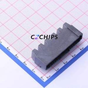 JL9EDGRC-75006B01 Plug-in Terminal Block Bent Lead Through Hole,P=7.5mm Board-to-Board / Socket - Closed 1x6P 7.5mm Black - Product Image 1