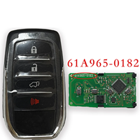 Llave Inteligente Original para Automóvil Toyota Fortuner SW4 2015 2016 2017 2018, Llave Inteligente 0182, Placa BM1ET, 312/314MHZ, 434MHZ, 8A