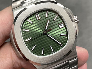 นาฬิกา Seiko NH35 ระบบจักรกลหรูหรา ตัวเรือนสแตนเลสสตีล ขนาดหน้าปัด 40 มม. สายขนาด 20 มม. กลไก ETA พร้อมฟังก์ชั่นสำรองพลังงาน ปฏิทิน และเข็มบอกเวลา - Product Image 5