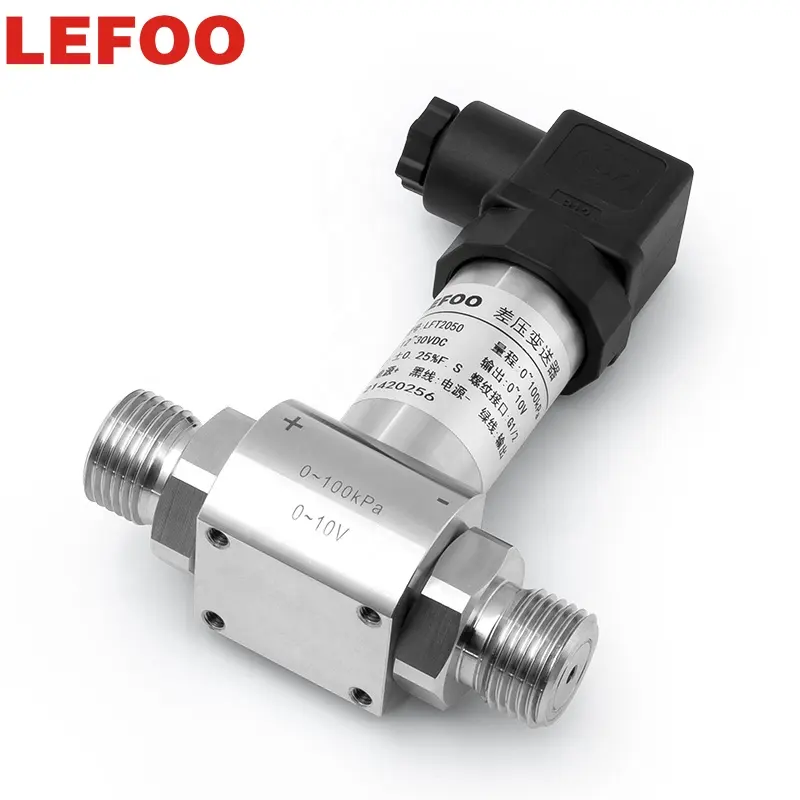 Lefoo 0-3.5MPa Bereik Huidige Output Hoge Nauwkeurigheid Drukverschil Zender/Sensor Voor Water Of Andere