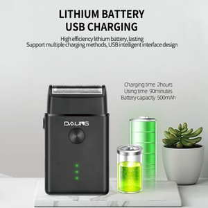 <span class=keywords><strong>DALING</strong></span>-<span class=keywords><strong>Afeitadora</strong></span> profesional de alta potencia para hombre, <span class=keywords><strong>afeitadora</strong></span> profesional con cuchillo para patillas, brocas recíprocas, carga Usb - Product Image 5